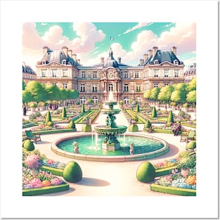 Jardin du luxembourg Posters and Art